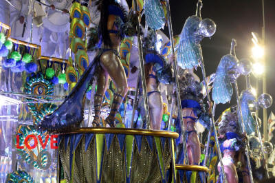 rio de janeiro brazilian carnival parades, queens and floats
