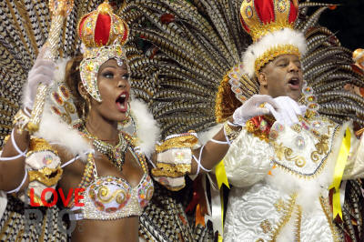 rio de janeiro brazilian carnival parades, queens and floats