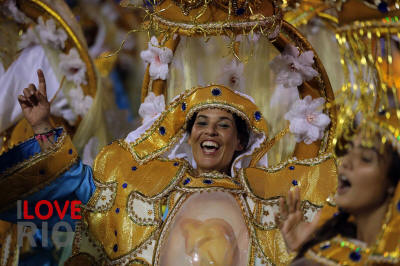rio de janeiro brazilian carnival parades, queens and floats